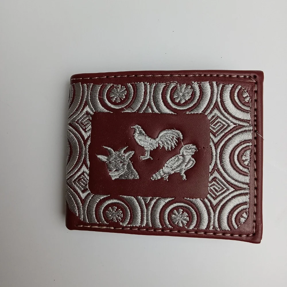 Men's Western Wallet Genuine‎ Leather Hand Crafted Bifold Cowboy Rodeo Wallet